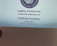 ÇYDD BURS ÇALIŞTAYI