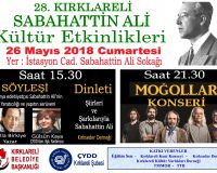 28. SABAHATTİN ALİ KÜLTÜR GÜNLERİ