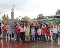 Çocukların lunapark sevinci
