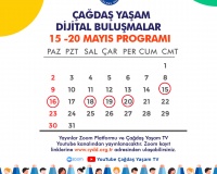 Çağdaş Yaşam Dijital Buluşmalar’ın 15 - 20 Mayıs