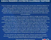 İZMİR’İN KURTULUŞU AÇIKLAMASI KAMUOYU DUYRUSU