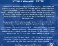 SOYUMUZ KUVAYI MİLLİYE’DİR!