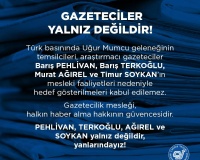 GAZETECİLER YALNIZ DEĞİLDİR!