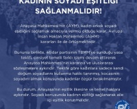 KADININ SOYADI EŞİTLİĞİ SAĞLANMALIDIR!