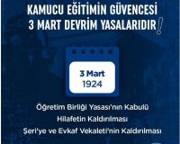 3 MART DEVRİM YASASI