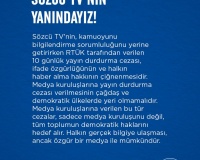 SÖZCÜ TV’NİN YANINDAYIZ!
