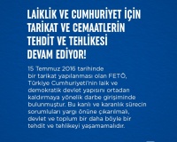 TARİKAT VE CEMAAT TEHLİKELERİ DEVAM EDİYOR