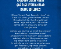 EĞİTİMDE ÇAĞ DIŞI UYGULAMALAR KABUL EDİLEMEZ!