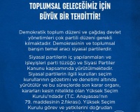 HUKUKUN SİYASALLAŞMASI BÜYÜK BİR TEHDİTTİR