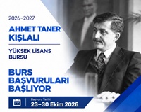 Ahmet Taner Kışlalı Burs Başvuruları Başlıyor