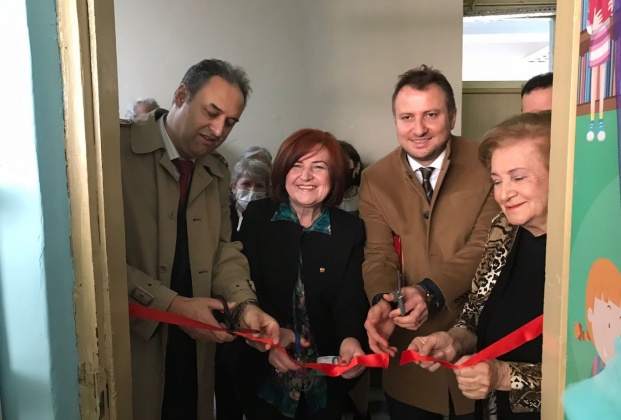 cydd-ayse-verim-library-was-opened